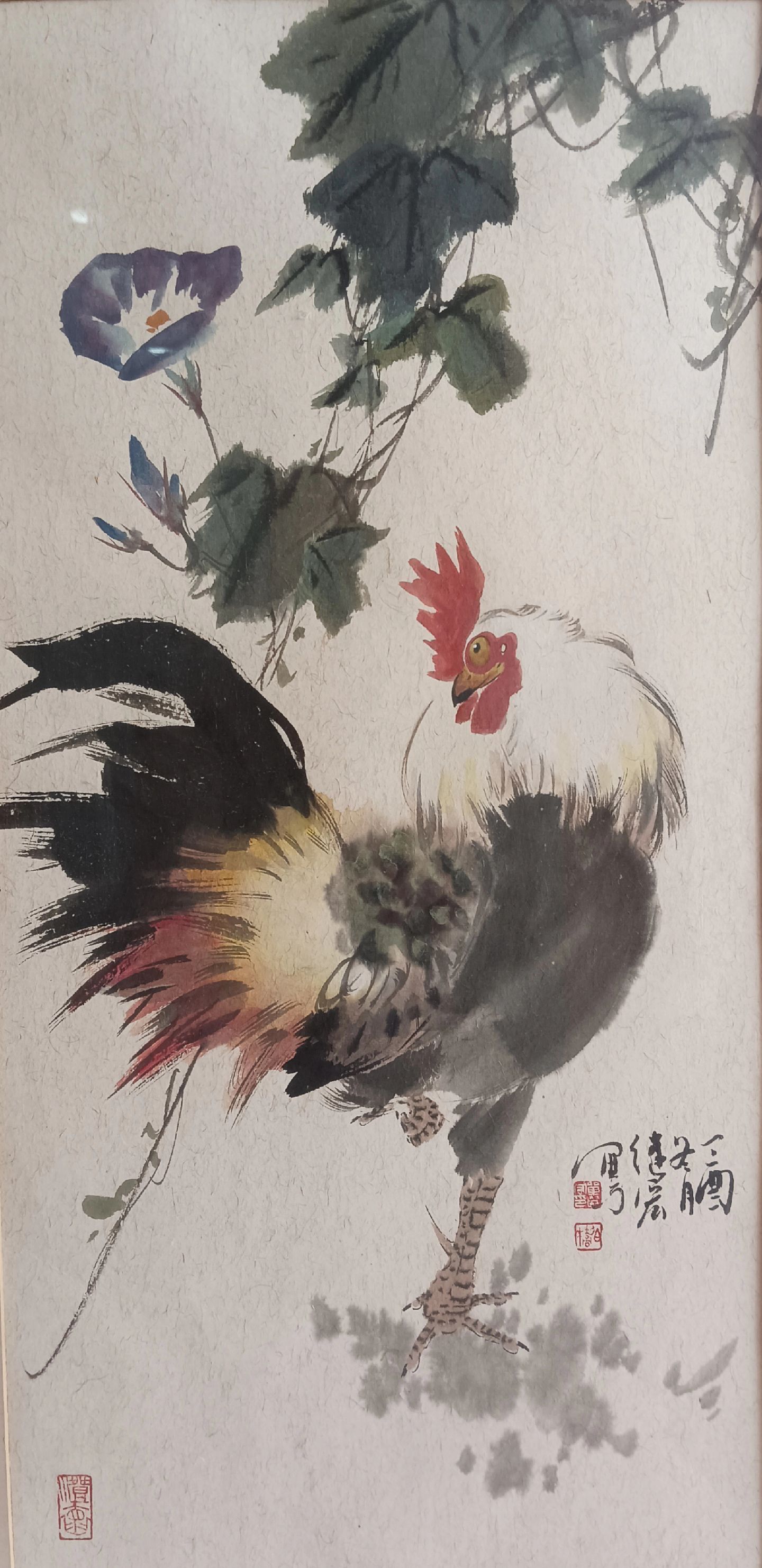 程老板玩字画:青岛画家单继宏老师的作品,祝大家在新的一年里龙年大吉