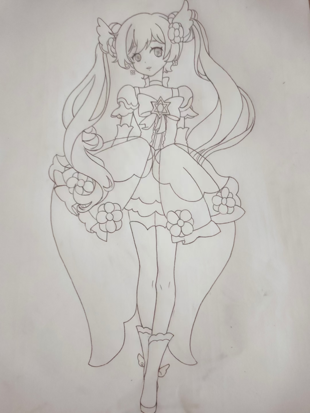 宇宙开天辟地调香:闪开闪开,白月光回国啦#画画日常#夏安安#小花仙