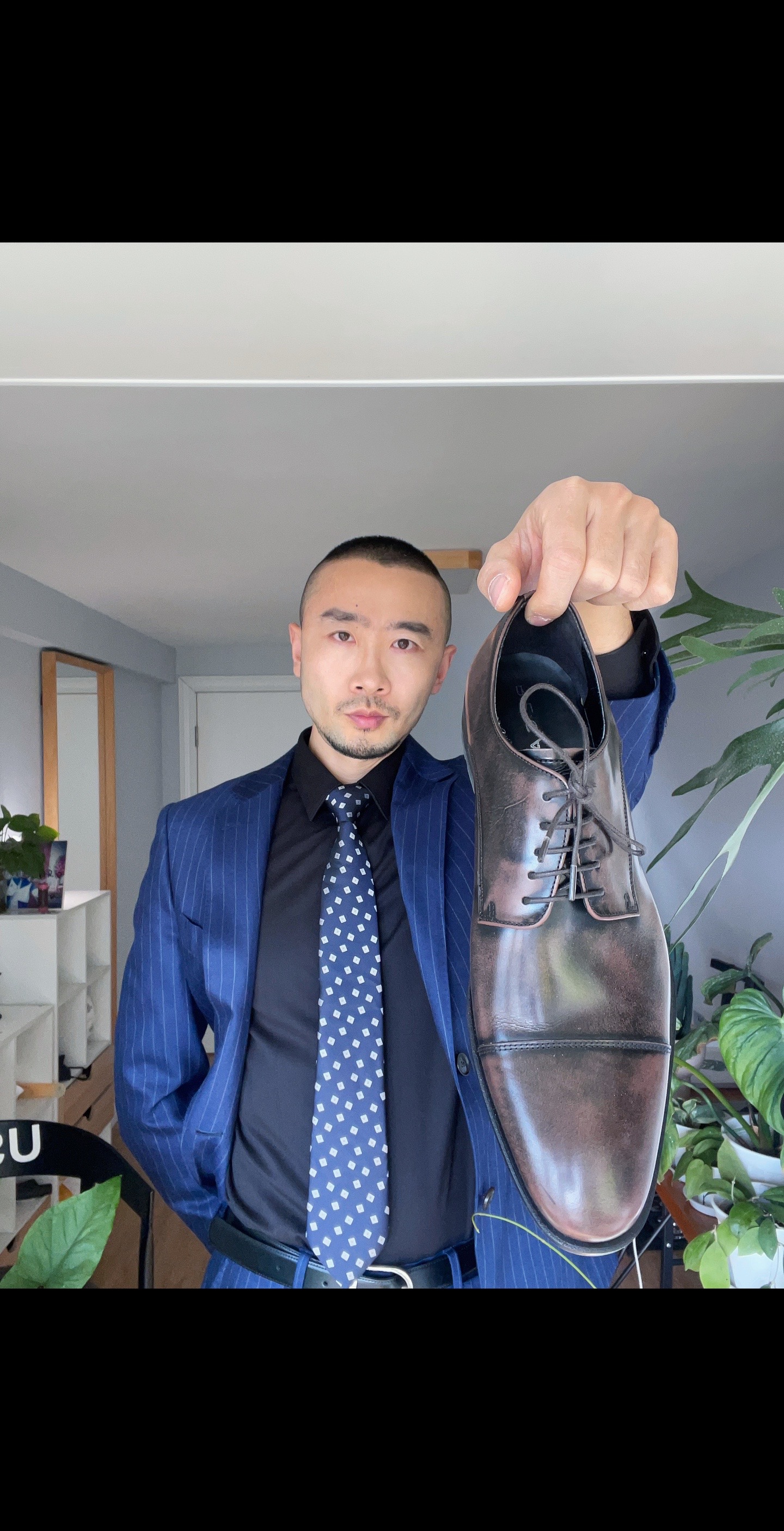 搬砖叔下班了 #正装皮鞋 #正装男 #黑袜 #爹系男友 #你的叔