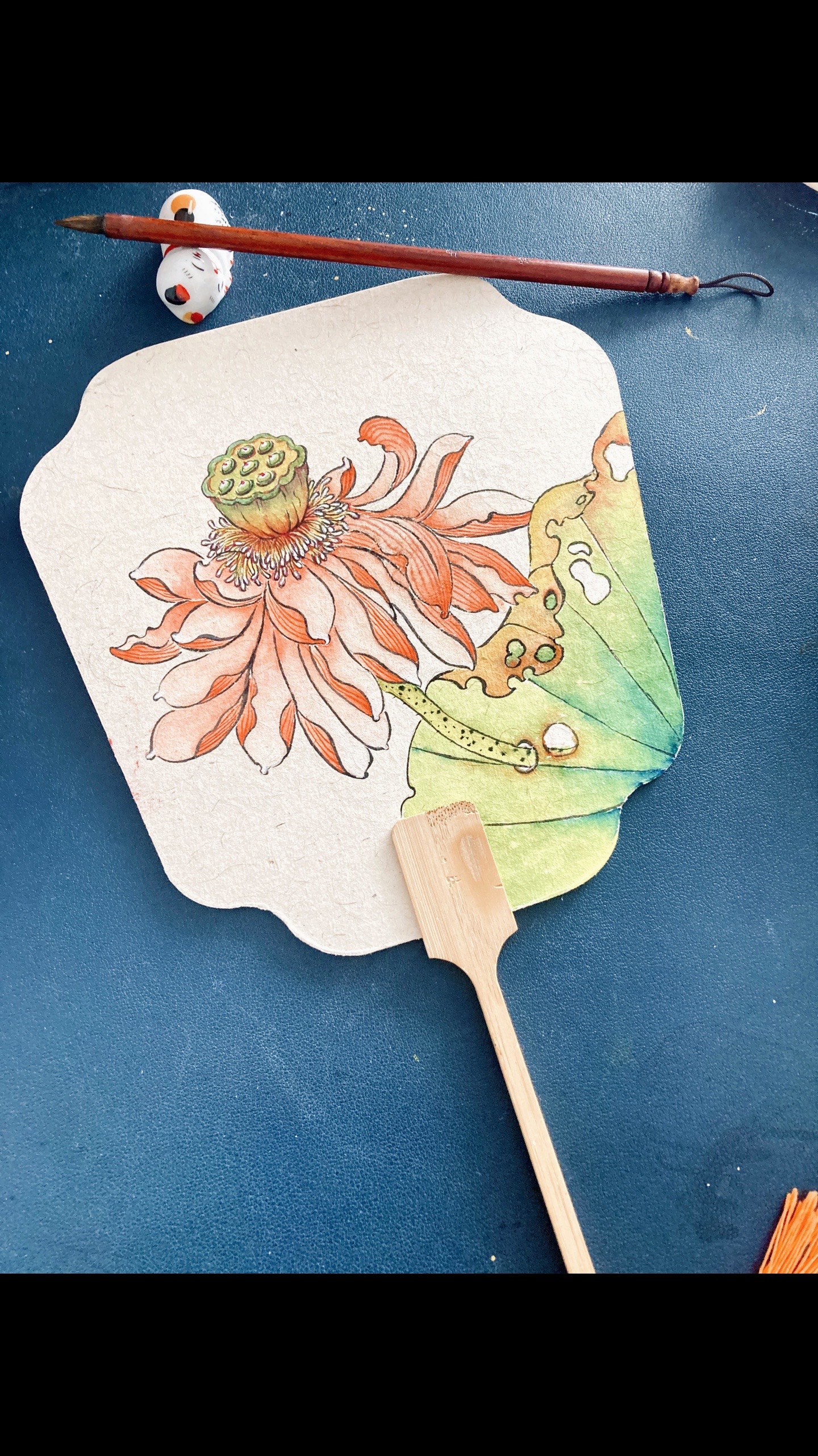 水浒传扇子手绘图