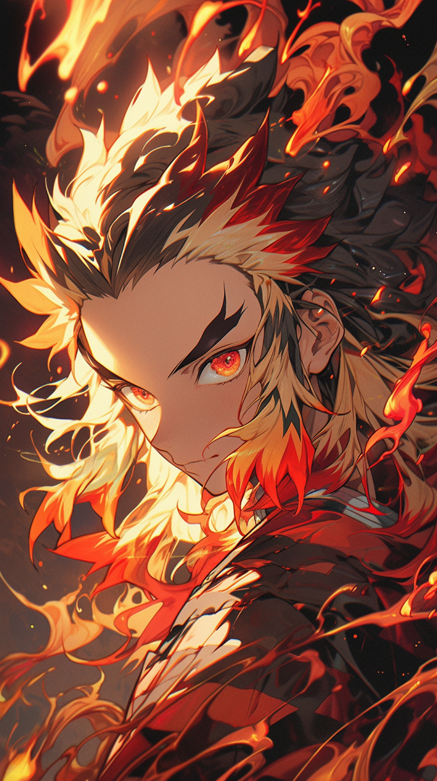 炼狱杏寿郎:我贯彻了我的职责,接下来靠你们了#midjourney #鬼灭之刃