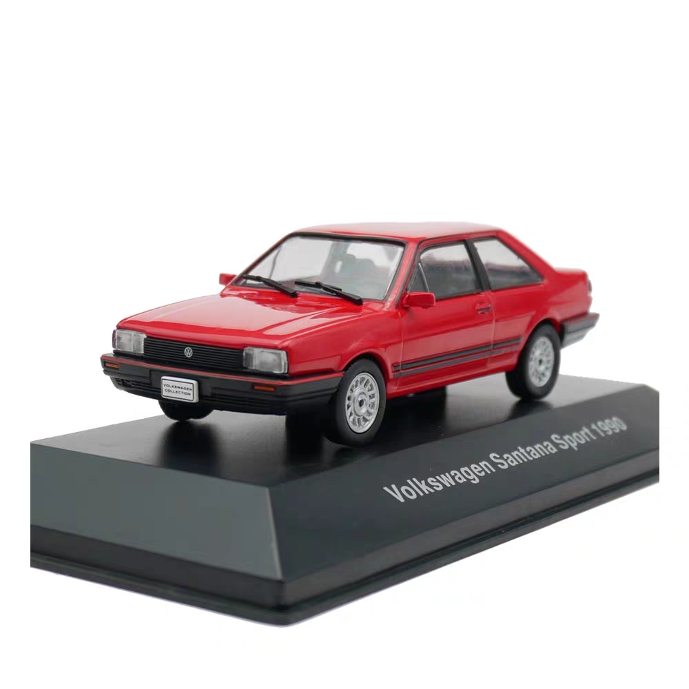 合金仿真车1990德国本土桑塔纳双门版#汽车模型 #国足 #车模 #dou是