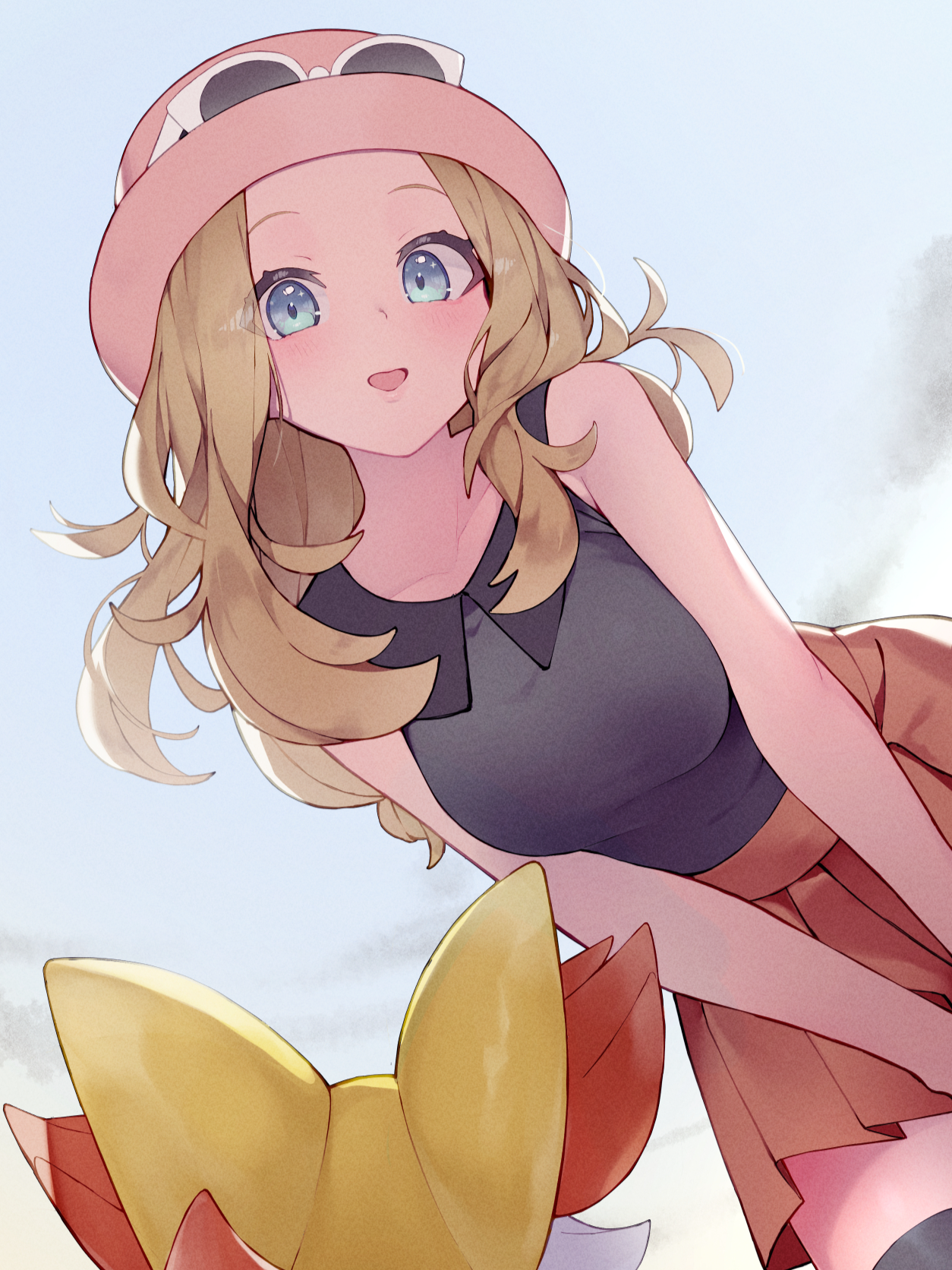 你磕了么?在幼年时期莎莉娜曾获得小智的帮助和鼓励.