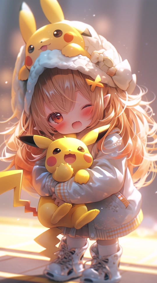 二次元 #动漫少女 #动漫 #手机壁纸 #优质头像1080-皮卡丘 #皮卡丘