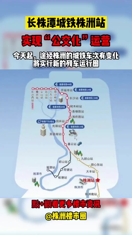 长株潭城铁改成s1号线有什么不一样 - 抖音