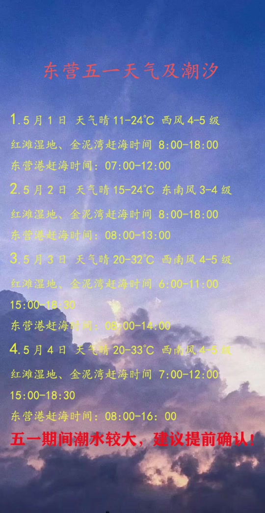 5月东营赶海最佳时间 - 抖音