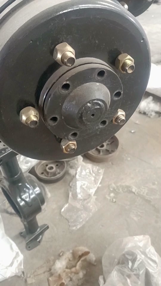 Detalles del eje trasero Howo