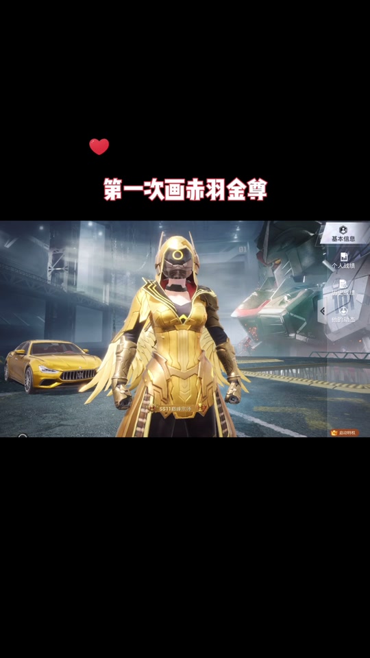 和平精英黄金风衣炽羽金尊壁纸_和平精英炽羽金尊套装怎么画_和平精英