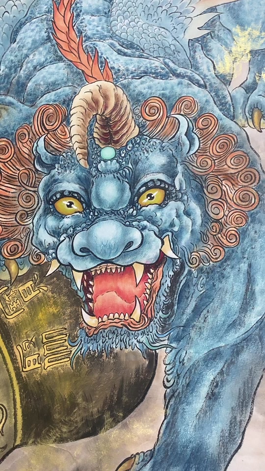 张道长手绘貔貅