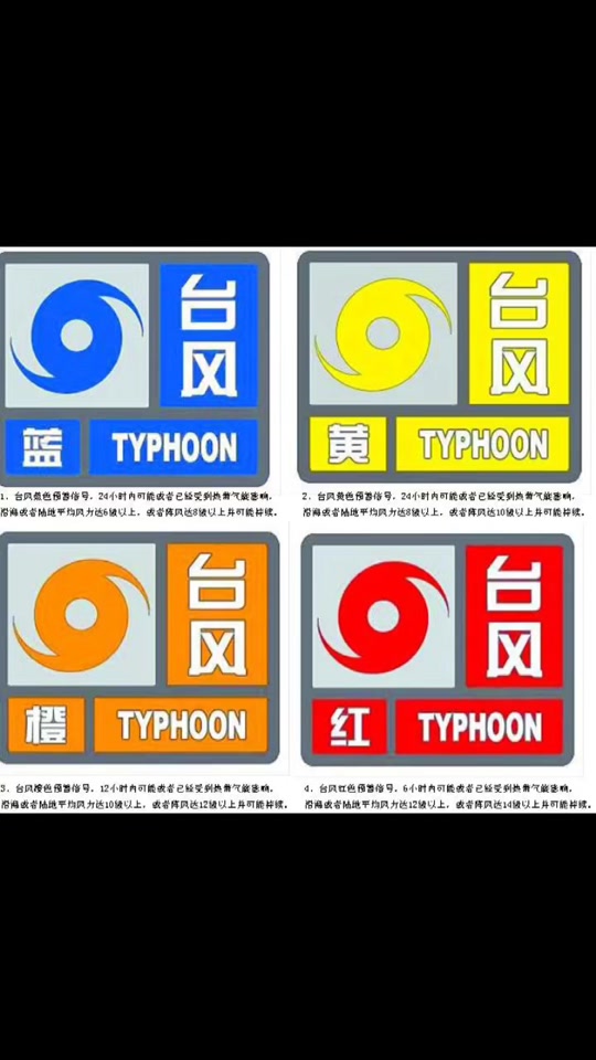 台风红色预警标准 - 抖音