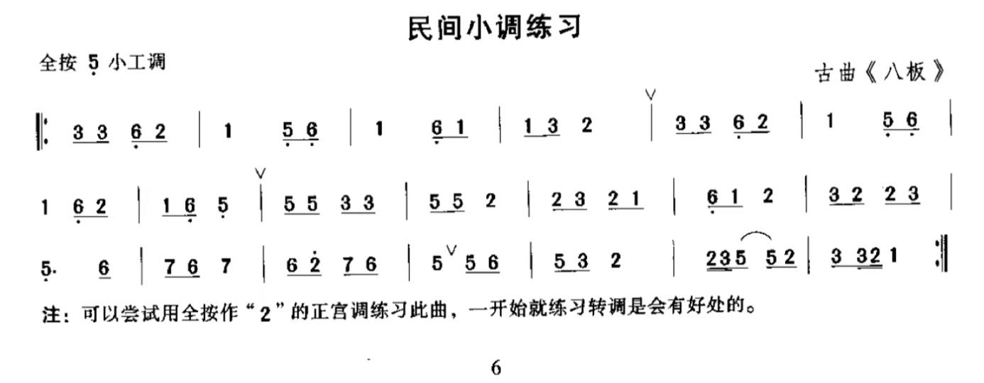 曲牌老八板曲谱