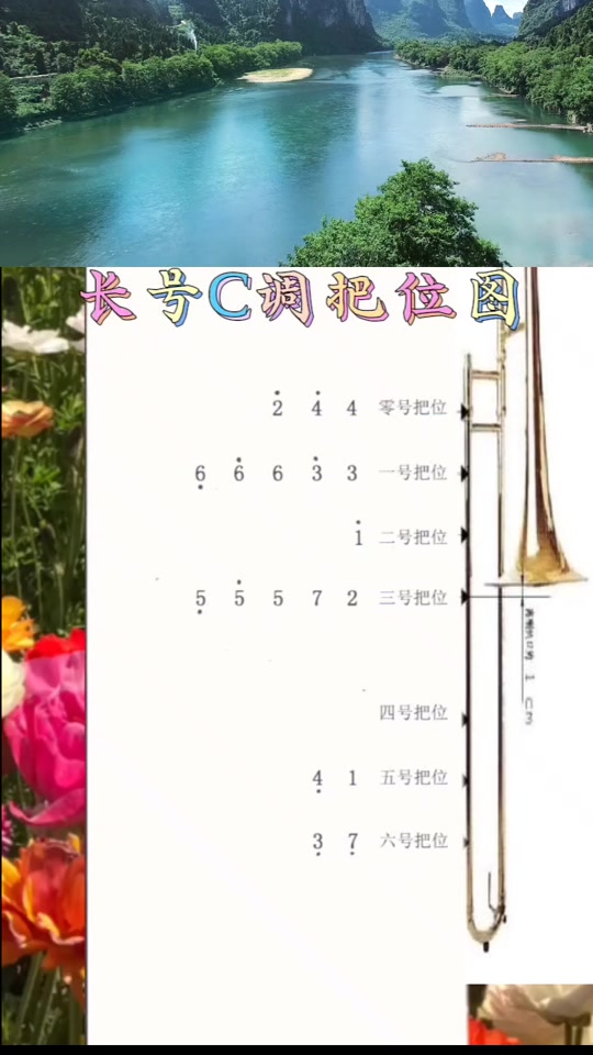 长号的把位图解 - 抖音