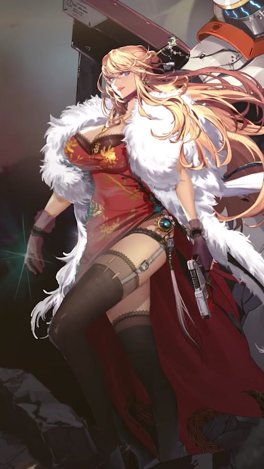 女机械三觉超清动态手机壁纸_女机械三觉立绘动态壁纸_女机械师三觉