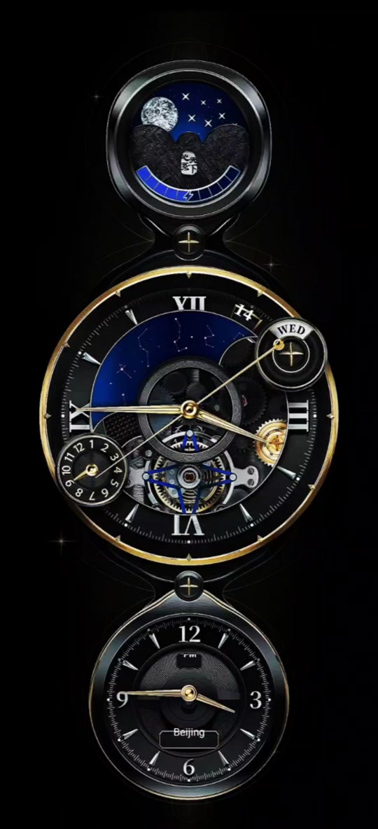 三星w24高级钟表 显示时间 - 抖音