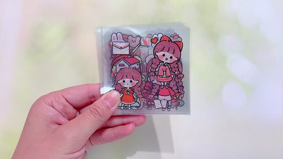 可爱贴纸自制