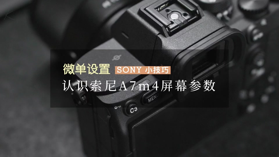 索尼t77使用教程拍摄屏幕显示设置 - 抖音