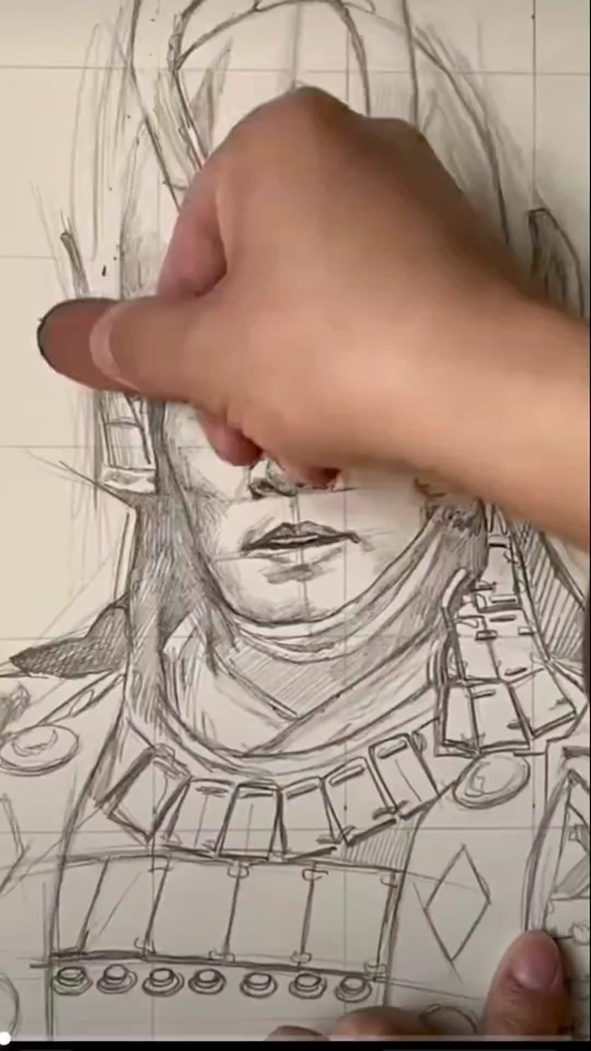 赵云人物简笔画