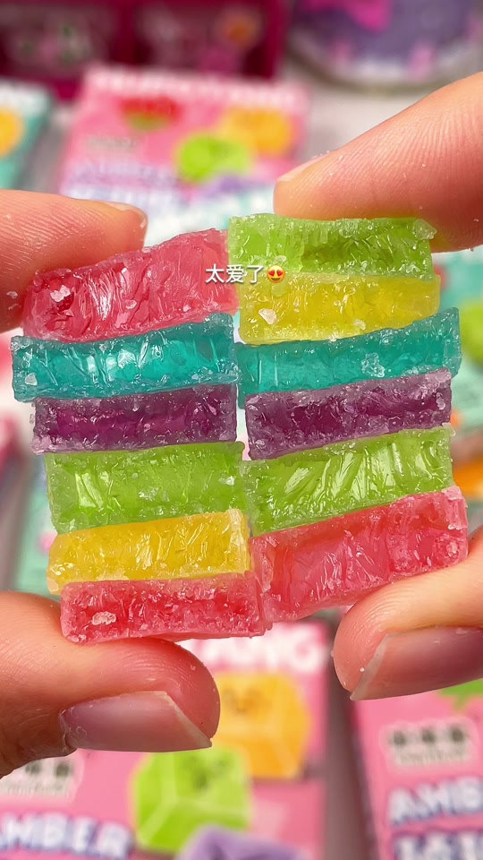 琥珀糖蜡瓶糖_琥珀糖糖盒_琥珀糖是什么做的 - 抖音
