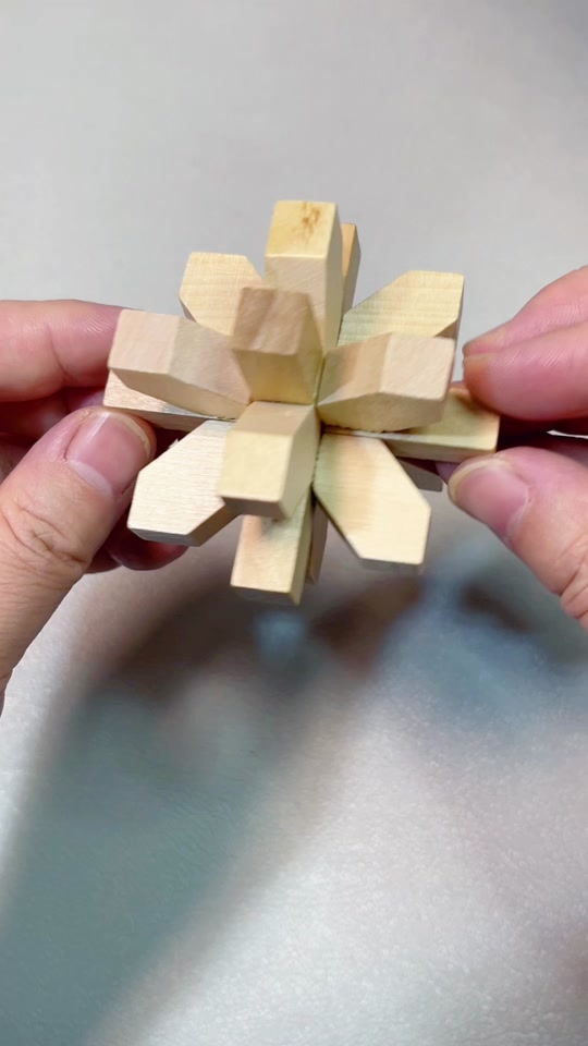 梅花锁的解法和拼法_鲁班锁梅花锁的解法