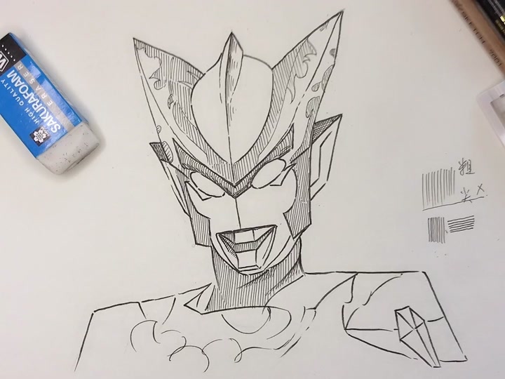 罗奥特曼画画_罗索奥特曼绘画