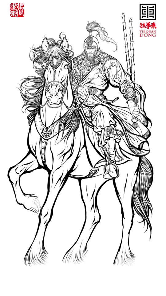 水浒传呼延灼手抄报