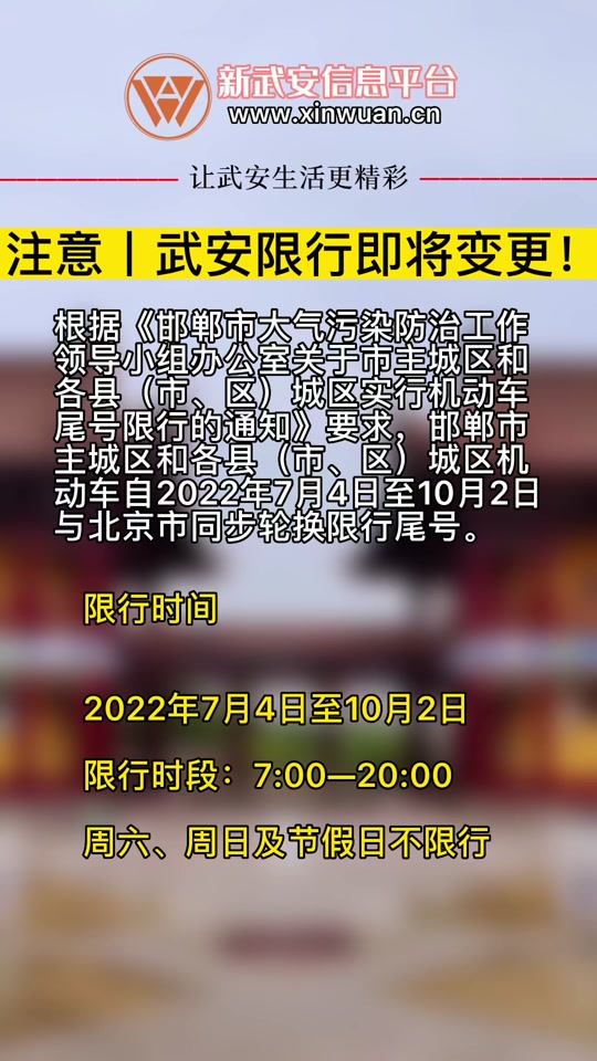 武安2024年3月限行吗 - 抖音