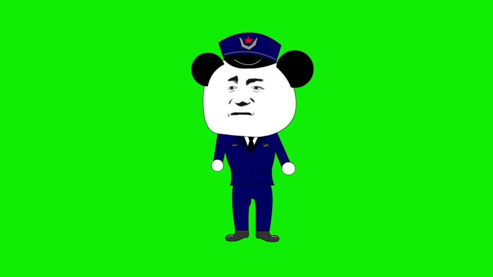熊二绿幕素材 特效_熊二绿幕素材 特效制作_熊猫人绿幕素材 - 抖音