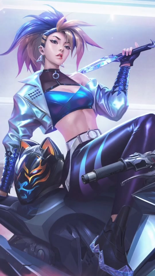 阿卡丽kda壁纸_阿卡丽kdaallout炫彩