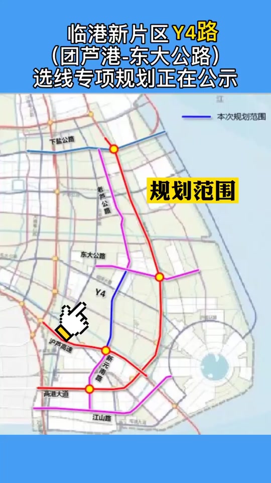 芦潮港镇最新规划图