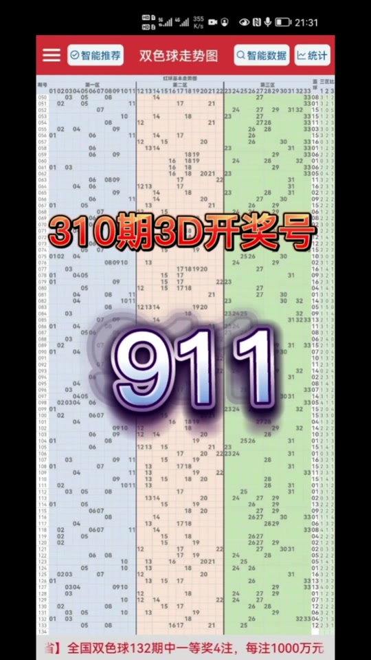 3d开奖号133的开机号是多少 - 抖音
