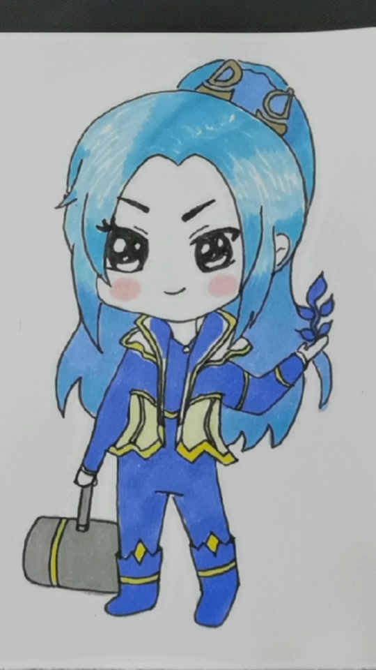 斗罗大陆唐三简笔画