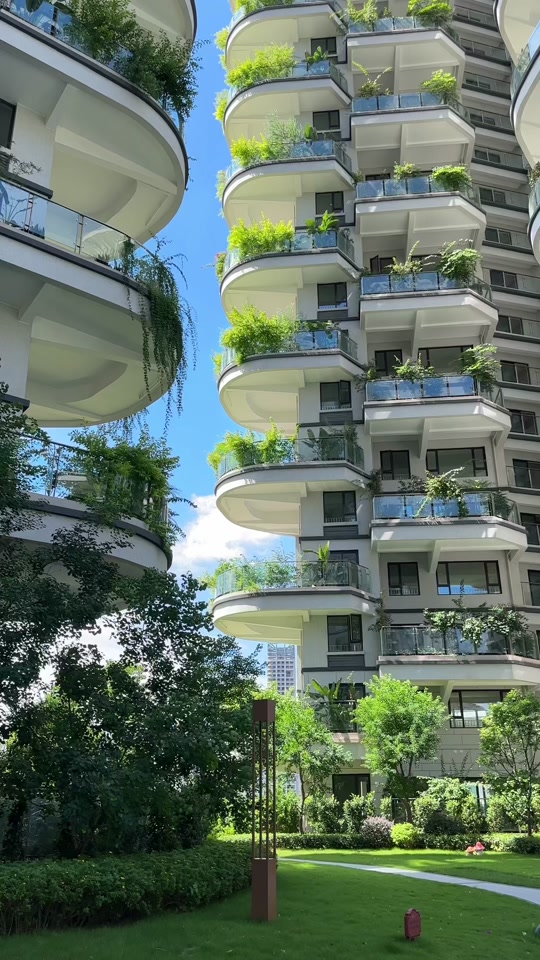 重庆第四代住宅空中花园航拍 - 抖音