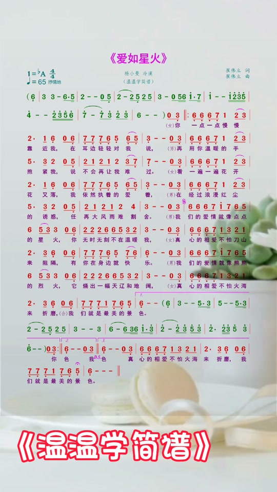 爱如火歌谱_爱如星火简谱歌谱_爱如电歌谱 - 抖音