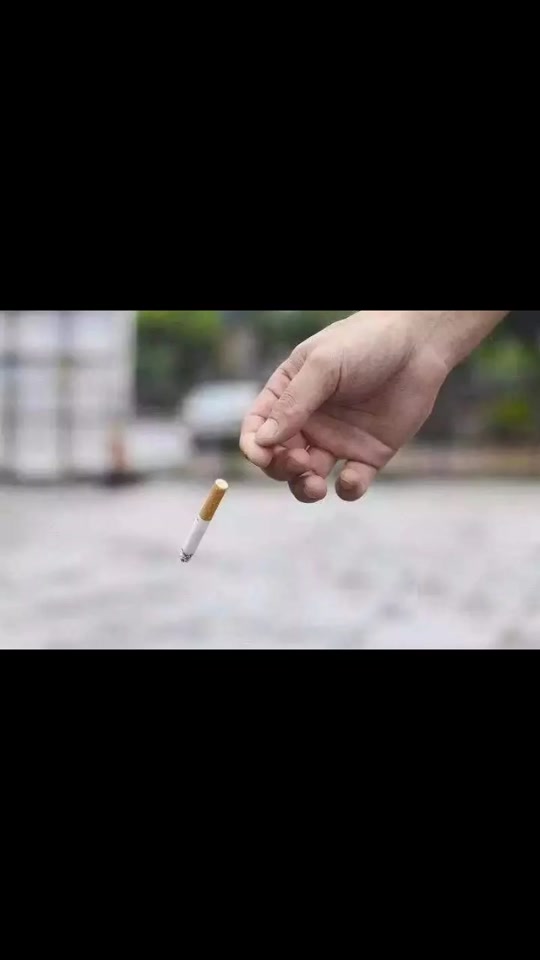 扔烟头立起来是凶是吉 - 抖音