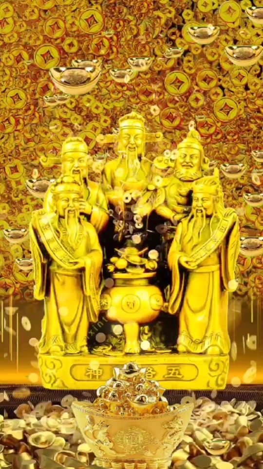 财神 壁纸_五路财神壁纸_手机财神壁纸 - 抖音