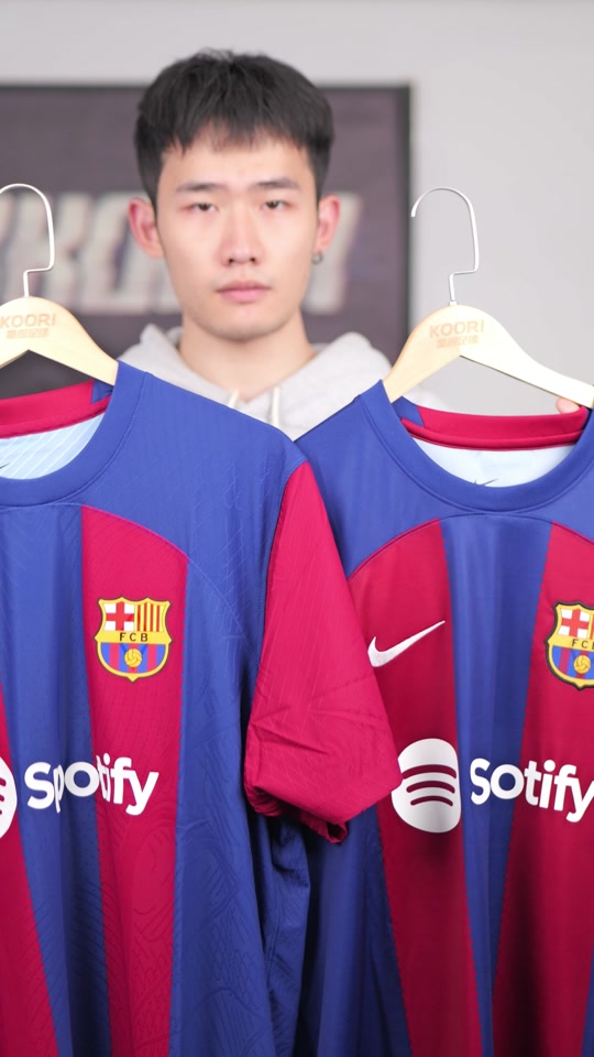 巴萨22-23赛季球衣怎么区别真假 - 抖音