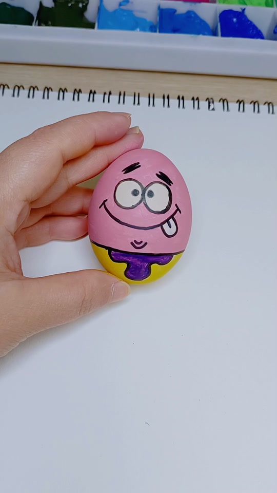 炸蛋简笔画 - 抖音