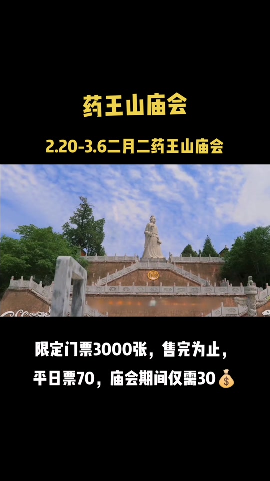 药王山庙会门票