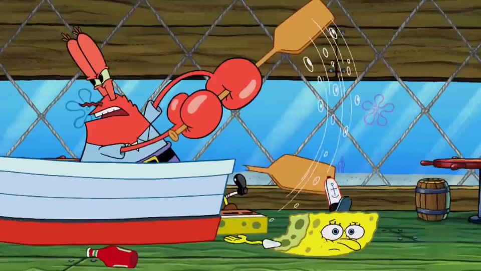 海绵宝宝吸水珠带小动物