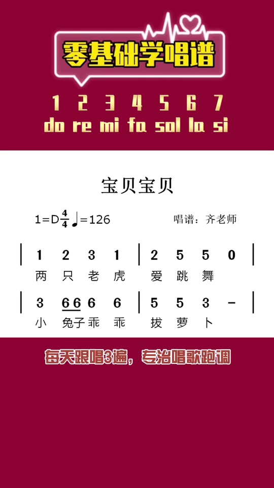 《宝贝》陈绮贞简谱