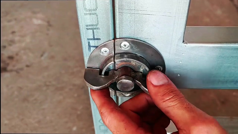 手工自制门锁
