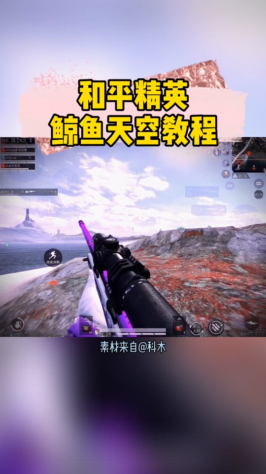 和平精英夏日模式怎么乘坐鲸鱼飞行 - 抖音