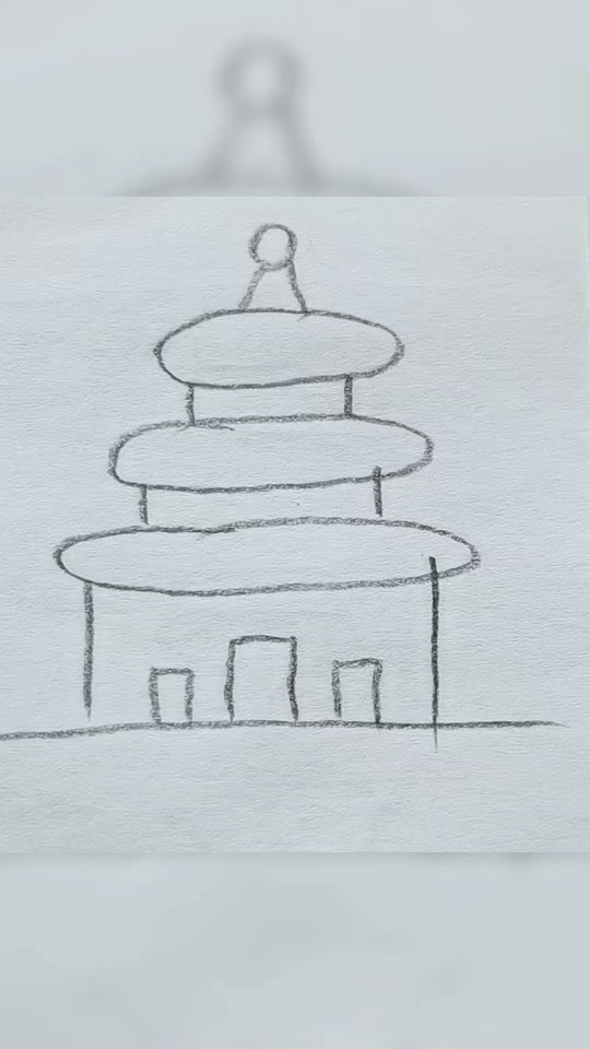 敞开的门简笔画