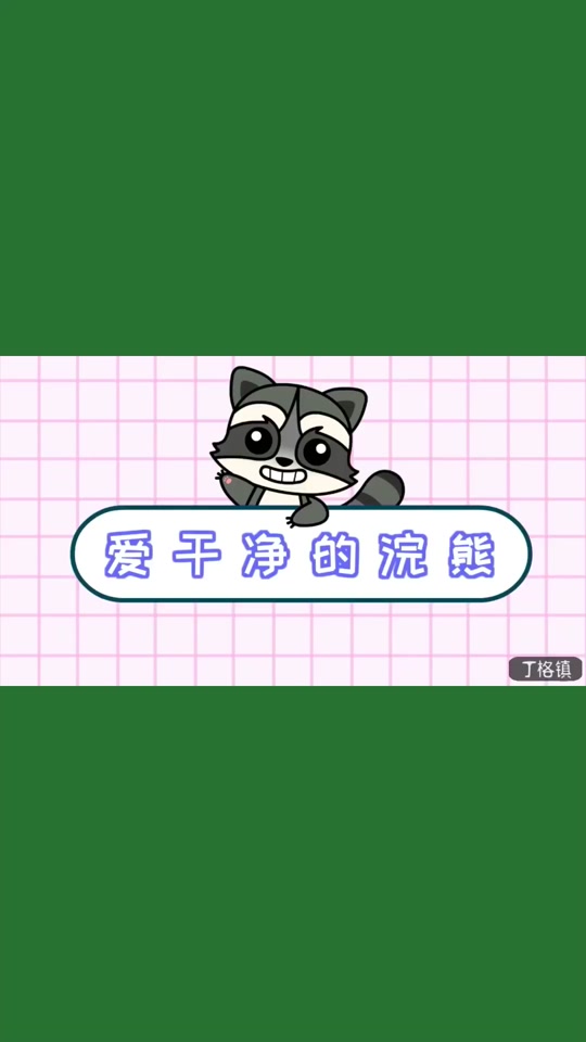爱干净的浣熊中班音乐 - 抖音