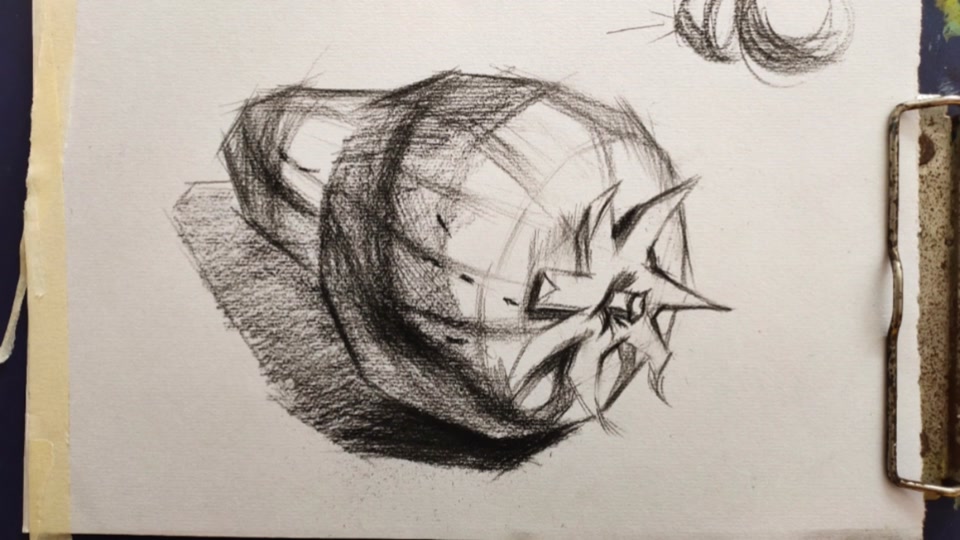 草莓素描画法
