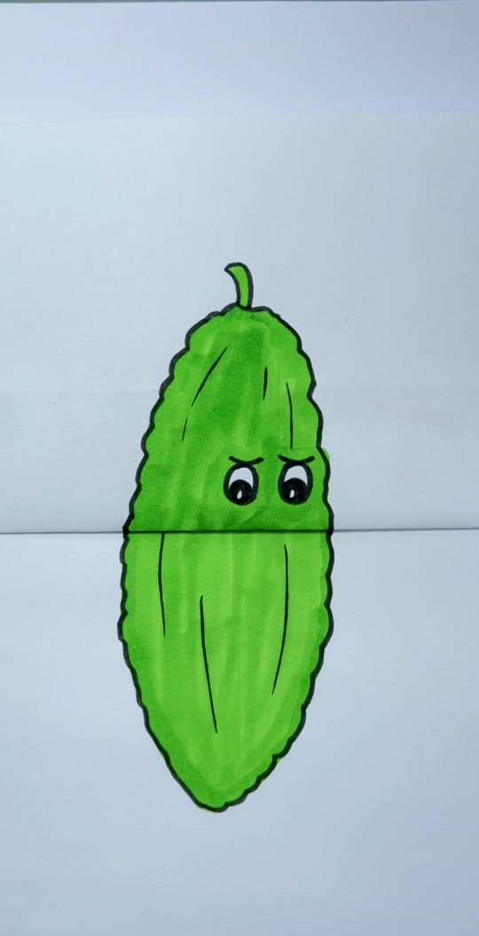 苦瓜简笔画