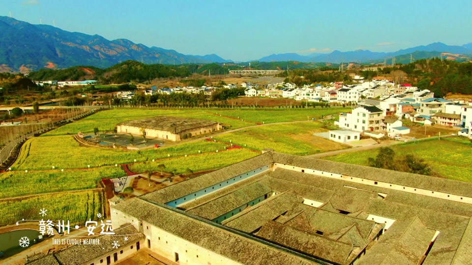 安远县孔田镇高屋油菜花