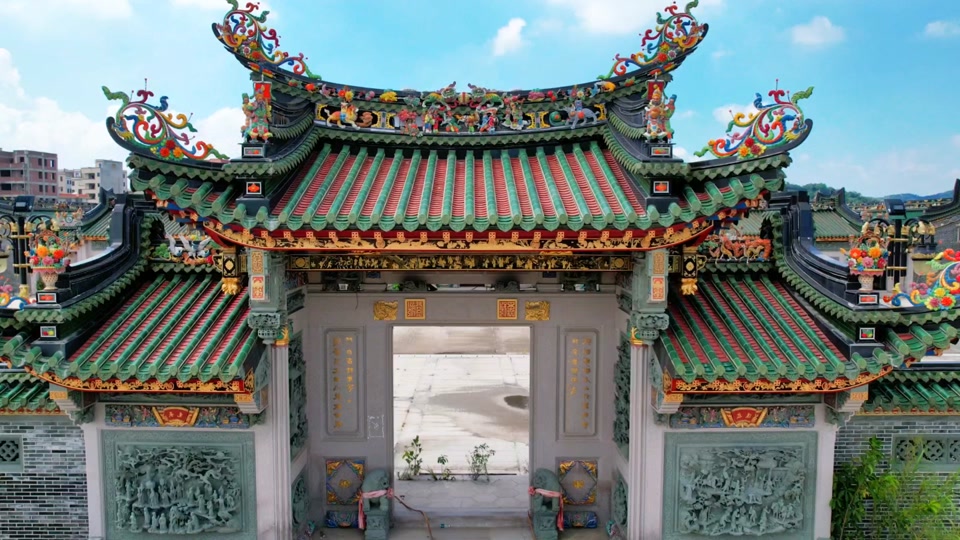 潮阳西胪百鸟朝凤建筑_潮阳西胪东凤村_潮阳西胪镇古建筑 - 抖音