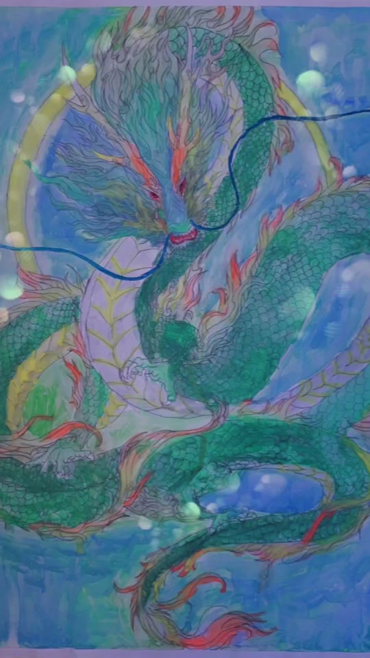 怎么画青龙铠甲 - 抖音