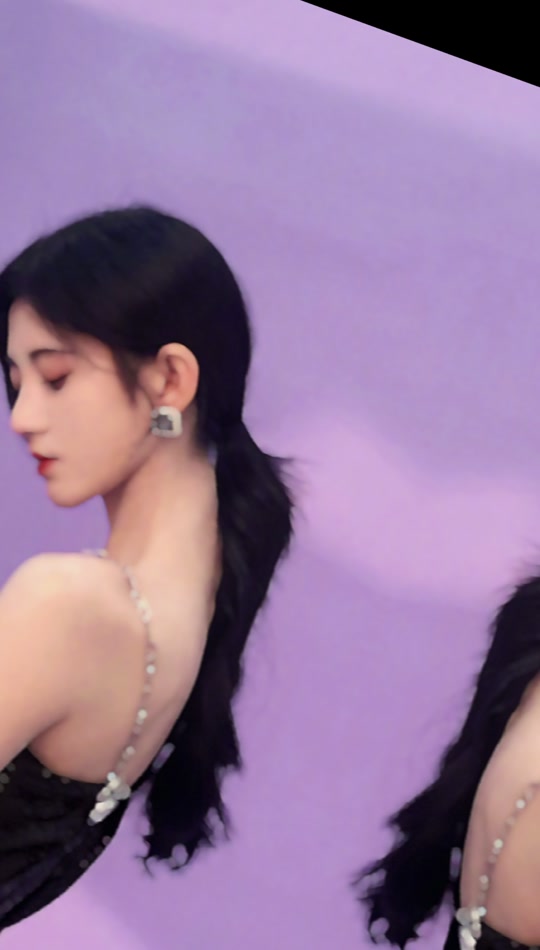 鞠婧祎红绳低马尾 - 抖音